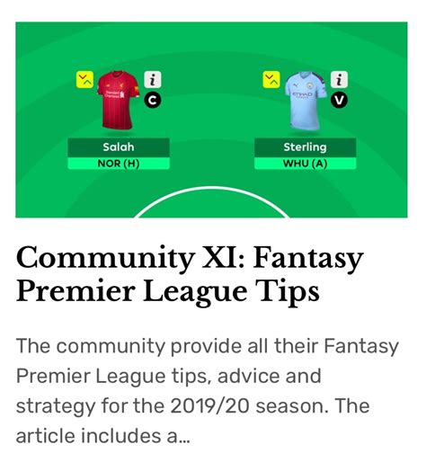 Fantasy Premier League Tools .